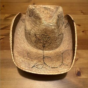 Peter Grimm Tan Woven Stylish Cowboy Cowgirl Hat